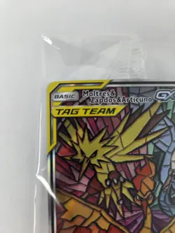 Moltres & Zapdos & Articuno GX SM210 Hidden Fates Sealed Black Star Promo SEALED - Image 2