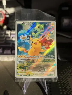 Pokemon TCG Pikachu SVP Black Star Promos SVP027 Holo Promo *factory Sealed* - Image 1