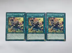 Yugioh! 3x Radiant Typhoon Vision DOOD-EN063 Common 1st Ed NM - Image 1
