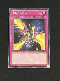 Trap Stun 1st Edition SDCR-EN032 YuGiOh Structure Deck: Cyber Dragon Revolution - Image 1
