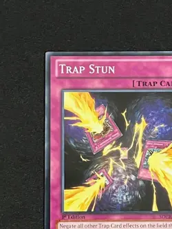 Trap Stun 1st Edition SDCR-EN032 YuGiOh Structure Deck: Cyber Dragon Revolution - Image 3