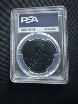 2014 Mega Gengar Coin: Purple - Pokemon XY "Bolt Twister" Theme Deck Coin PSA 8 - Image 5