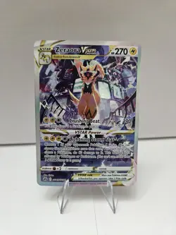 Pokemon TCG Zeraora VSTAR Holo Card Crown Zenith: Galarian Gallery GG43/GG70 - Image 1