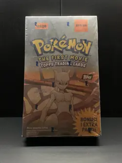 Topps BLACK LABEL 1999 Pokemon The First Movie Sealed 11-Pack Booster Box (HTF!) - Image 1