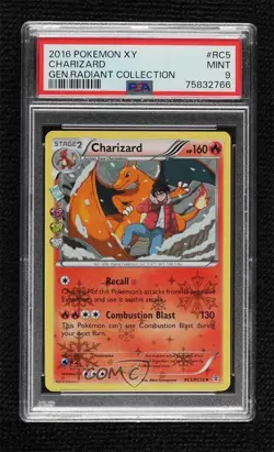 Charizard Pokemon XY Generations Radiant Collection PSA 9 MINT - Image 1