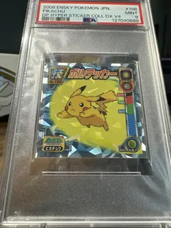 2008 Pokemon Ensky #198 Pikachu Diamond And Pearl Hyper DX PSA 9 - Image 3