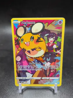 Dedenne TG07/TG30 Brilliant Stars Trainer Gallery Ultra Rare Full Art Pokemon - Image 1