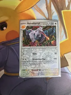 Pokemon TCG SV: 151 - Aerodactyl 142/165 - Reverse Holofoil NM - Image 1