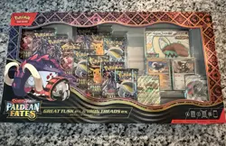 🔥Pokemon TCG Paldean Fates Great Tusk Iron Treads Ex Premium Collection 🔥 - Image 1