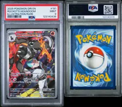 Pokemon S&V Destined Rivals: Team Rockets Houndoom 191/182 Full Art PSA 9 - Image 3