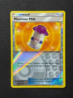 Moomoo Milk 185/214 Reverse Holo Lost Thunder Pokemon English Near Mint - Image 1