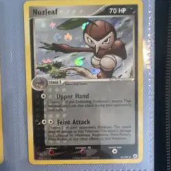 Pokemon Nuzleaf 45/101 EX Hidden Legends Uncommon Reverse Holo 70 HP - Image 1