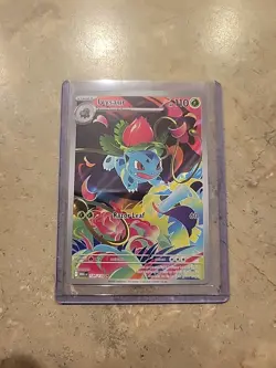 Pokemon TCG Ivysaur 134/132 Mega Evolution Reverse Holo Mint - Image 3