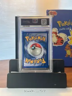 2002 Pokemon Legendary Collection Dark Dragonair Reverse Holo PSA 9 - Image 2