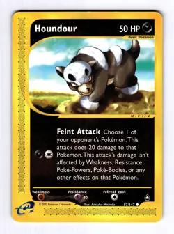 Houndour (87) Aquapolis #087 (2003) Common NM Pokemon - Image 1