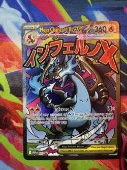 Pokemon - MEGA CHARIZARD X EX - BLACK STAR PROMO HOLO - MEP 023 - NM - Image 1