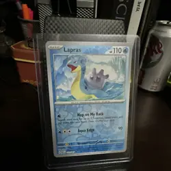 Pokemon Lapras 131/165 Scarlet & Violet 151 Reverse Holo Basic Uncommon 110 HP - Image 1