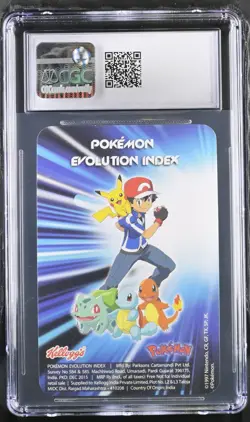 2016 Pokemon Evolution Index Ho-Oh Goldfractor – CGC 7.5 – Kellogg’s Promo - Image 2