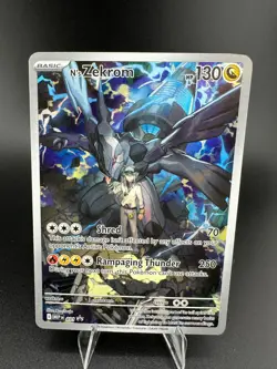 Pokemon N's Zekrom 031 Me: Ascended Heroes ETB Promo Holo - Image 1