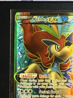 Pokemon Keldeo EX 142/149 Boundaries Crossed Full Art Ultra Rare Holo - Image 3