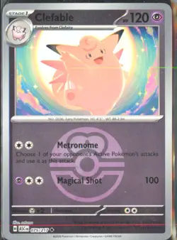 Pokemon TCG - Clefable (Love Ball) ME: Ascended Heroes 075/217 NM - Image 1