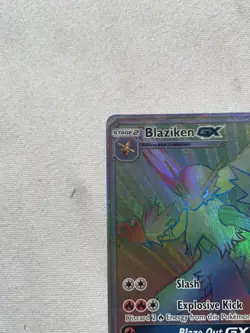 Blaziken GX 170/168 Rainbow Rare Holo Full Art SM-Celestial Storm Pokemon TCG - Image 3