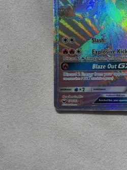 Blaziken GX 170/168 Rainbow Rare Holo Full Art SM-Celestial Storm Pokemon TCG - Image 5