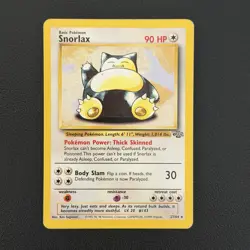 Pokemon TCG Snorlax 27/64 Jungle Unlimited Rare - MP - Image 1