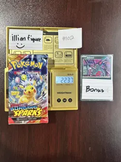 VERY HEAVY! BIG HITUUU22.37g Surging Sparks Pokemon TCG Booster (SEALED) - Image 1
