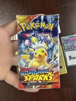 VERY HEAVY! BIG HITUUU22.37g Surging Sparks Pokemon TCG Booster (SEALED) - Image 2