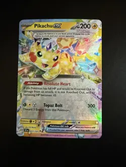 Pokemon TCG Pikachu ex 057/191 Surging Sparks Double Rare Holo - Image 1