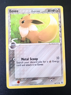 Pokemon TCG EX Delta Species Eevee Common 68/113 MP Condition - Image 1