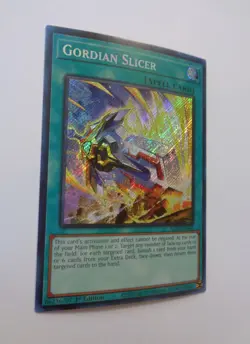 Gordian Slicer ALIN-EN066 (Secret Rare, 1st Ed, Lightly Played / LP) - Image 2