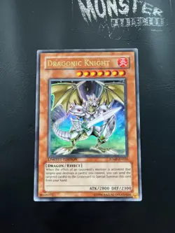 YUGIOH DRAGONIC KNIGHT ULTRA RARE JUMP-EN026 LIMITED EDITION - Image 1