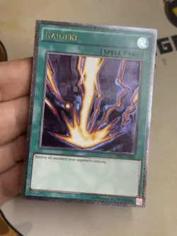 Raigeki OP02-EN003 Ultimate Rare YuGiOh! NM EURO Print - Image 2