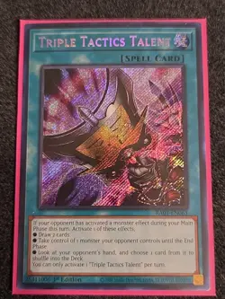 Yugioh! Triple Tactics Talent - RA01-EN063 - Secret Rare - 1st Edition Near Mint - Image 1