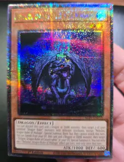 Yugioh Nebulus, Dragon Ruler of Mishaps ALIN-EN019 Quarter Century Secret 1st NM - Image 3