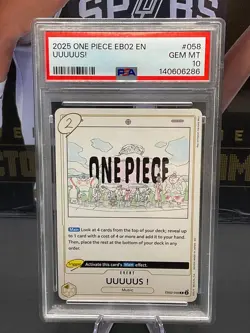 2025 One Piece English EB02-058 UUUUUS! PSA 10 GEM MINT - Image 1
