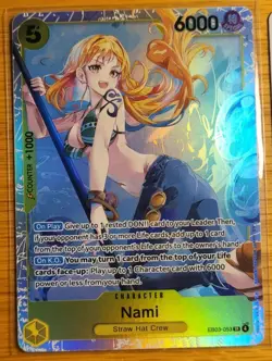 One Piece Nami SR Heroines EB03 NM+ - Image 1