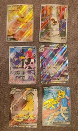 Pokemon Full Art Lot Of 6 Cards - Image 1
