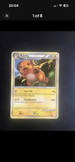 Pokemon TCG Raichu Non Holo & 1 Holo Bundle 4 Cards Private Listing Only - Image 1