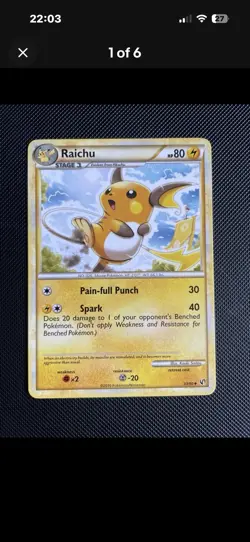 Pokemon TCG Raichu Non Holo & 1 Holo Bundle 4 Cards Private Listing Only - Image 5