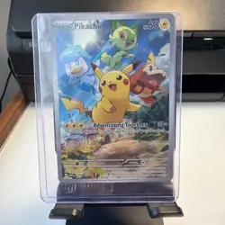 Pikachu 027 Sv: Scarlet & Violet Promo Cards Holo SEALED - Image 1