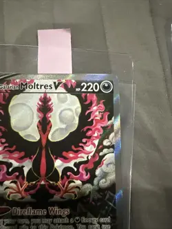 Galarian Moltres V 177/198 Chilling Reign Alternate Art Rare Pokemon Card NM - Image 3