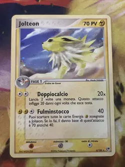 Pokemon Jolteon Holo Rare Card 6/100 EX Sandstorm 2003 Italian - Image 1