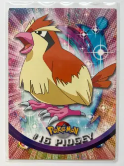 Pidgey Topps Series 1 TV Animation Edition 16 Pokemon Card Normal Type NM - Image 1