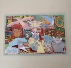 Pokemon Center Osaka DX Opening Commemoration Clear Illustration Card Post Card - Image 2