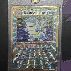 Pokemon TCG Blastoise Holo Stage 2 100 HP Card English Shellfish Type - Image 1