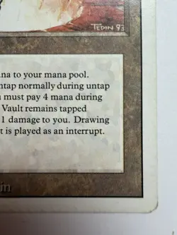 Mana Vault Magic The Gathering - Revised Edition - Image 5