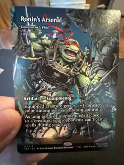 BORDERLESS FOIL & Regular MTG Teenage Mutant Ninja Turtles Source Material PZA - Image 4